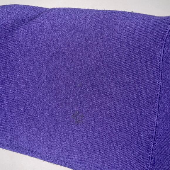 Vintage Disney Store Tinkerbell Pixie Fairy Peter Pan Purple Crewneck Sweatshirt - Picture 7 of 7